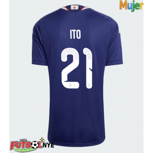 Camiseta Japón Hiroki Ito #21 Primera Equipación para mujer Mundial 2026 manga corta